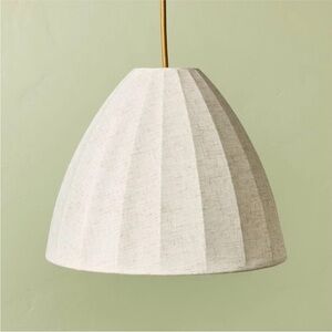 Hearth & Hand Wood Trumpeted Pendant Light